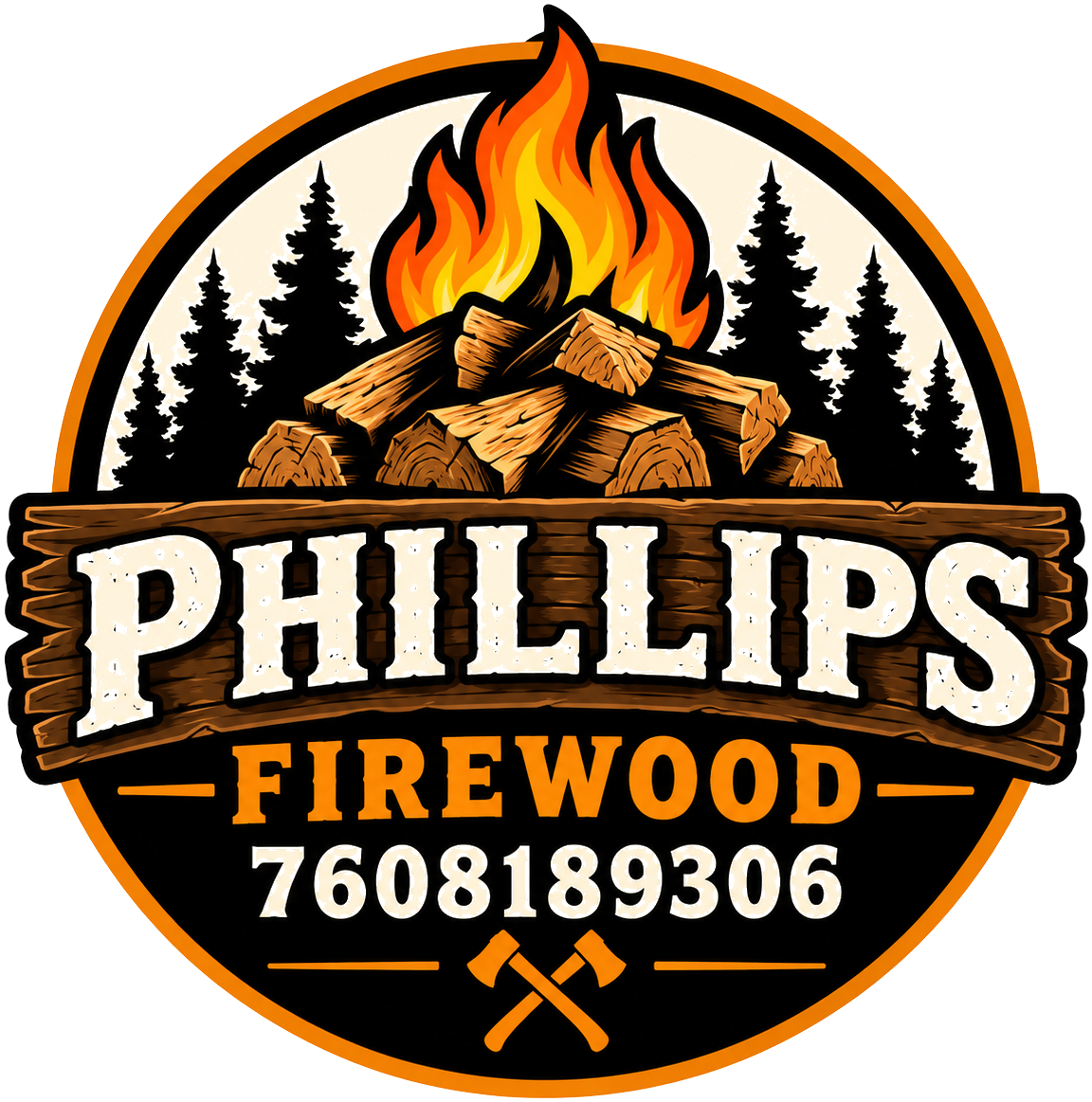 Phillips Firewood logo